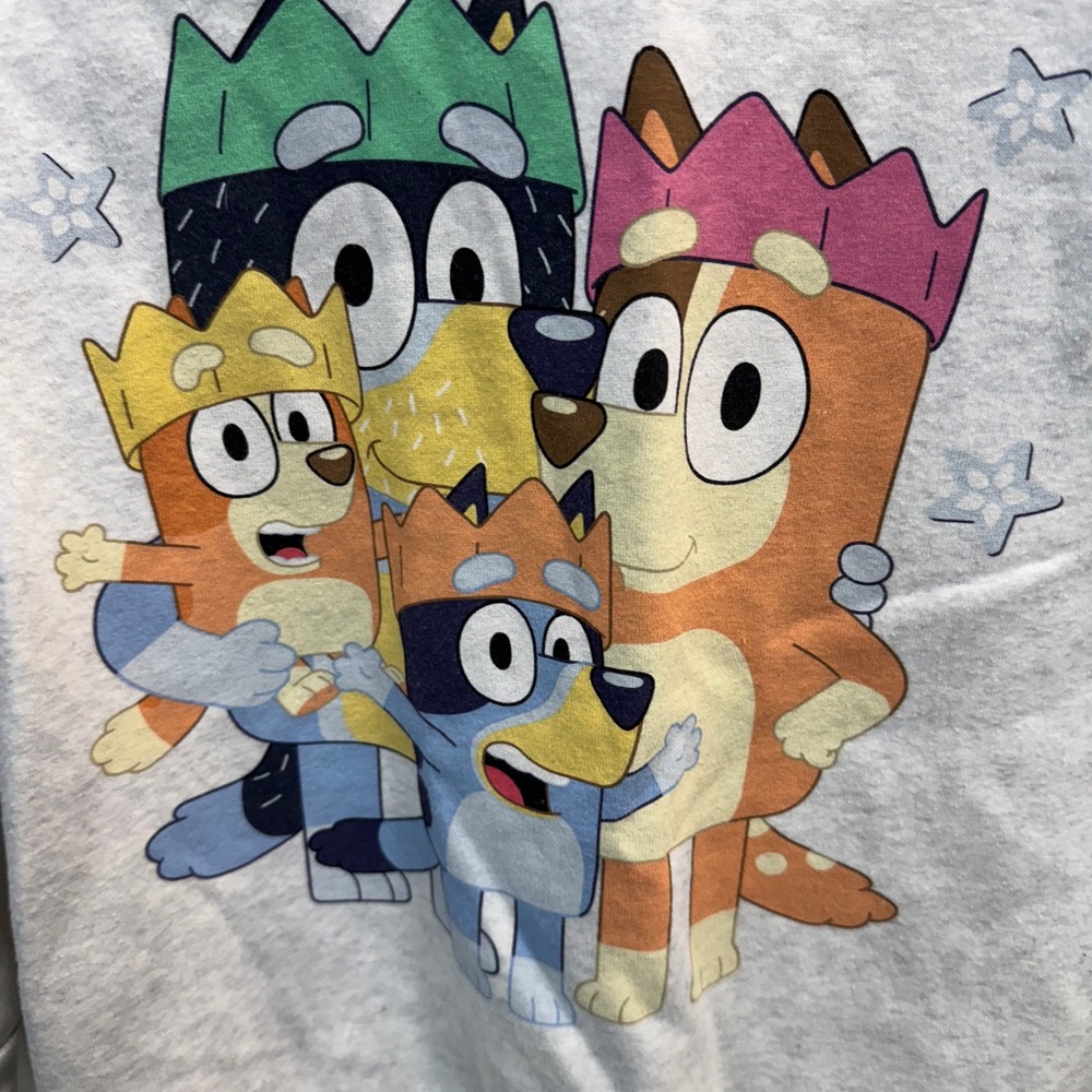Bluey Kids Crewneck Sweatshirt – Size L - Picture 2 of 6